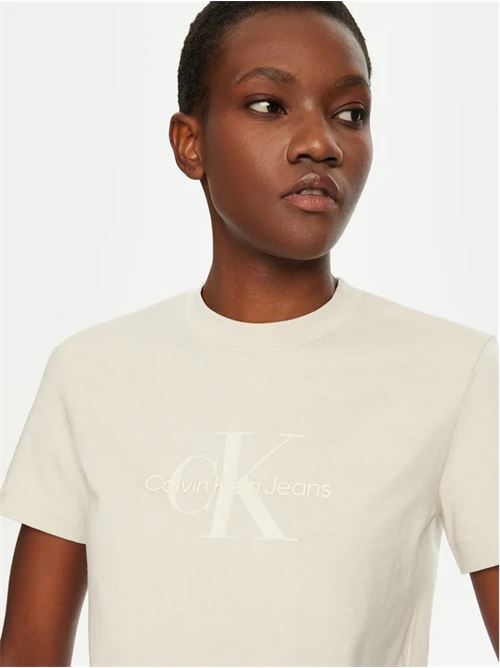 glossy monologo regular tee CALVIN KLEIN JEANS | J20J224983PDH